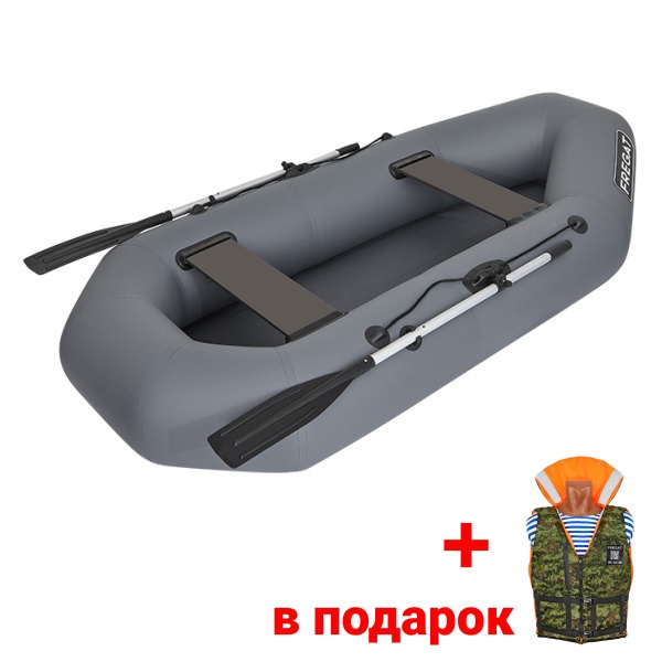 М-2 Оптима Лайт (260 см) Лодка (серая 2624)